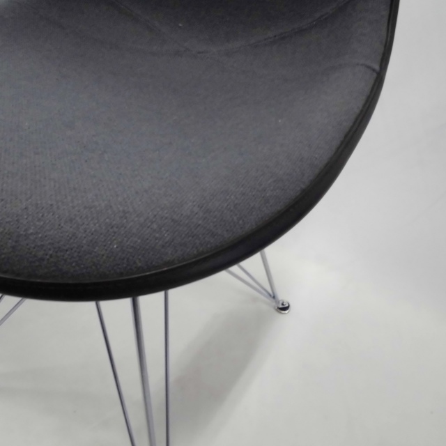 Eames Side Shell Chair (Girard Hopsack Blue Gray)