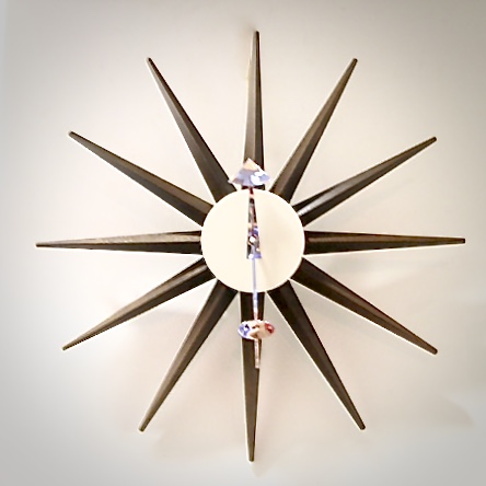 Vitra ヴィトラ ジョージネルソン Sunburst Clock ウォールナット