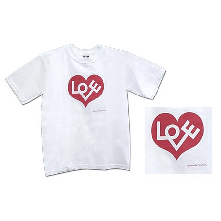 アレキサンダージラード　インターナショナルラブハート　Tシャツ 白 アレキサンダージラードインターナショナルラブハートTシャツ