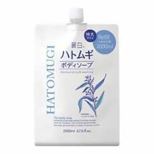 熊野油脂　麗白 ハトムギ ボディソープ つめかえ用 特大サイズ２０００ｍｌ