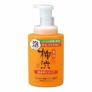 熊野油脂　四季折々 薬用 柿渋 泡ボディソープ 本体５００ｍｌ