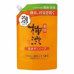 熊野油脂　四季折々 薬用 柿渋 泡ボディソープ つめかえ７００ｍｌ