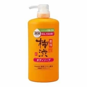 熊野油脂　四季折々 薬用 柿渋ボディソープ 本体　６００ｍｌ