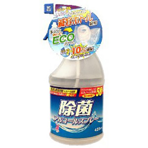 友和　ティポス　除菌アルコールスプレー　減容ボトル本体　420ｍｌ