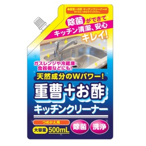 友和 重曹＋お酢キッチンクリーナー　つめかえ用　５００ｍｌ