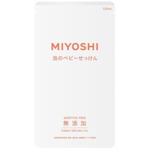 ミヨシ石鹸　泡で出てくるベビーせっけん詰替２２０ＭＬ