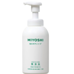 ミヨシ石鹸　無添加　せっけん泡のボディソープ　ポンプ  500ＭＬ