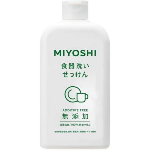 ミヨシ石鹸　無添加　食器洗いせっけん　３７０ｍｌ