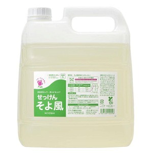 ミヨシ石鹸　業務用そよ風液体せっけん４Ｌ業務用