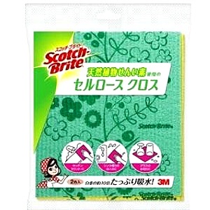 【数量限定】住友スリーエム　スコッチブライト セルロースクロス ２枚 ＣＣＬ－Ｄ３