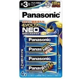 パナソニック　乾電池エボルタネオ単3形4本パック 1個