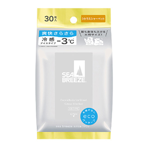 ファイントゥデイ　シーブリーズ　フェイス＆ボディアイスシートＮシトラスシャーベット３０枚