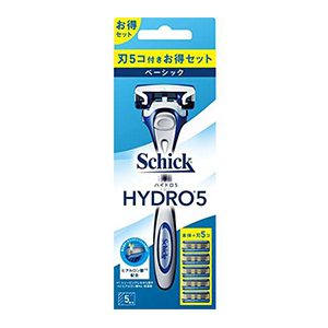 シックジャパン　ハイドロ５　コンボパック　ホルダー（刃付き）＋替刃４コ１本