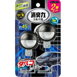 エステー　クルマの消臭力クリップタイプ２個セット　タバコ用６．４ml