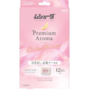 エステー　かおりムシューダ　ＰｒｅｍｉｕｍＡｒｏｍａ　１年間有効引き出し衣装ケース用２４個入アーバンロマンス