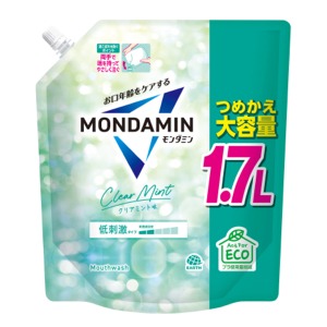 アース製薬　モンダミン クリアミント つめかえ大容量１７００ｍｌ