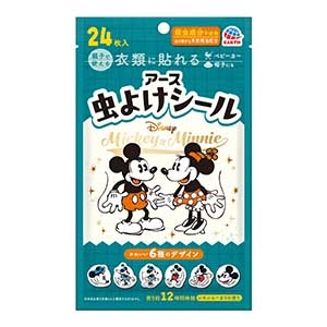 アース製薬 虫よけシール ミッキー＆ミニー ２４枚