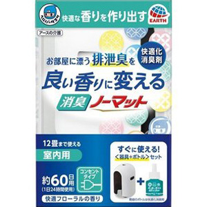 アース製薬　ヘルパータスケ　消臭ノーマット快適本体４５ｍｌ フローラルの香り
