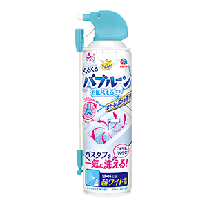 アース製薬　らくハピ　くるくるバブルーン　お風呂まるごと　泡スプレー３６０ｍｌ