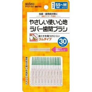 エビス デイリー・ラバー歯間ブラシ  SS-M 30本入