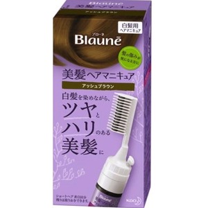 花王　ブローネ ヘアマニキュア アッシュブラウン クシつき本体 １セット