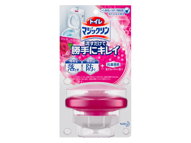 花王　トイレマジックリン 勝手にキレイ ローズせっけん 本体 ８０G