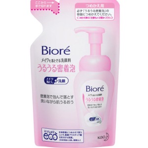 花王　ビオレ　メイクも落とせる洗顔料　うるうる密着泡　詰替　１４０ＭＬ