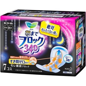 花王　ロリエ　Ｓｐｅｅｄ（スピード）＋ぐっすり超吸収ガード　３４０　７個