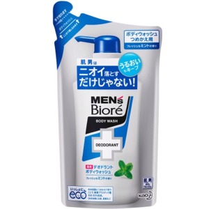 花王　メンズビオレ 薬用デオドラントボディウォッシュ フレッシュなミントの香り つめかえ380ml