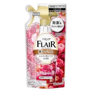花王　ハミング　フレアフレグランスミスト 消臭・芳香剤 フローラル&スウィートの香りつめかえ240ml