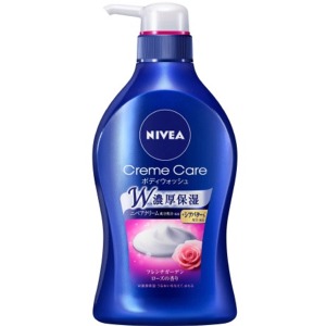 花王　ニベア　クリームケア　ボディウォッシュ　フレンチガーデンローズの香り　ポンプ 480ｍｌ