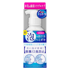 花王　薬用ピュオーラ　泡で出てくるハミガキ　フレッシュミントの香味　１９０ｍｌ