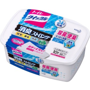 花王　トイレクイックル　消臭ストロング　ハーブの香り 本体　10枚