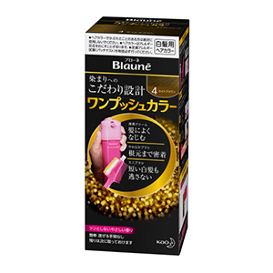 花王　ブローネ　ワンプッシュカラー　４　ライトブラウン８０ｇ