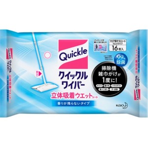 花王　クイックルワイパー 立体吸着　ウエットシート16枚入