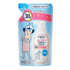 花王　ビオレｕ　角層まで浸透する　うるおいミルク　無香料つめかえ用２５０ｍｌ
