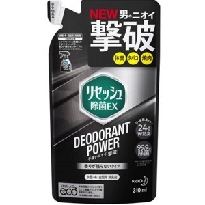 花王　リセッシュ除菌ＥＸ　デオドラントパワー　香りが残らないタイプ　つめかえ用３１０ｍｌ