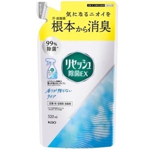 花王　リセッシュ除菌ＥＸ　香りが残らないタイプ　つめかえ用　３２０ｍｌ