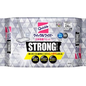 花王　クイックル　ワイパー立体吸着ウエットシートストロング２４枚