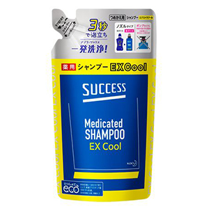 花王  サクセス薬用シャンプー　エクストラクール　つめかえ用320ｍｌ
