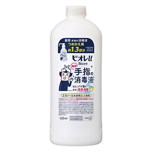 花王　ビオレｕ 手指の消毒液 つめかえ用420ml