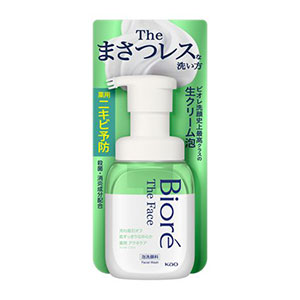 花王　ビオレ ザフェイス 泡洗顔料　グリーンサボンの香り本体２００ｍｌ
