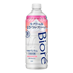 花王　ビオレｕ　ザボディ泡タイプ　ブリリアントブーケの香りつめかえ４４０ｍｌ