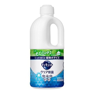 花王　キュキュット　クリア除菌　つめかえ用１２５０ｍｌ