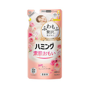 花王　ハミング　素肌おもいフレッシュローズの香り　つめかえ４８０ｍｌ