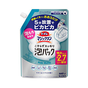 花王　トイレマジックリン こすらずスッキリ泡パック シトラスの香りつめかえ６６０ｍｌ