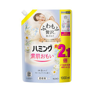 花王　ハミング　素肌おもいフローラルブーケの香りつめかえ特大１０００ｍｌ
