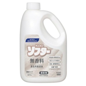 花王　ソフター 柔軟剤　無香料 ２．１Ｌ 業務用 