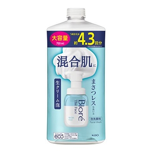 花王　ビオレ　ザフェイス 泡洗顔料 モイストフローラルサボンつめかえ大容量７００ｍｌ
