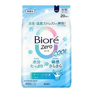 花王　ビオレＺｅｒｏ　シートクール無香性２０枚